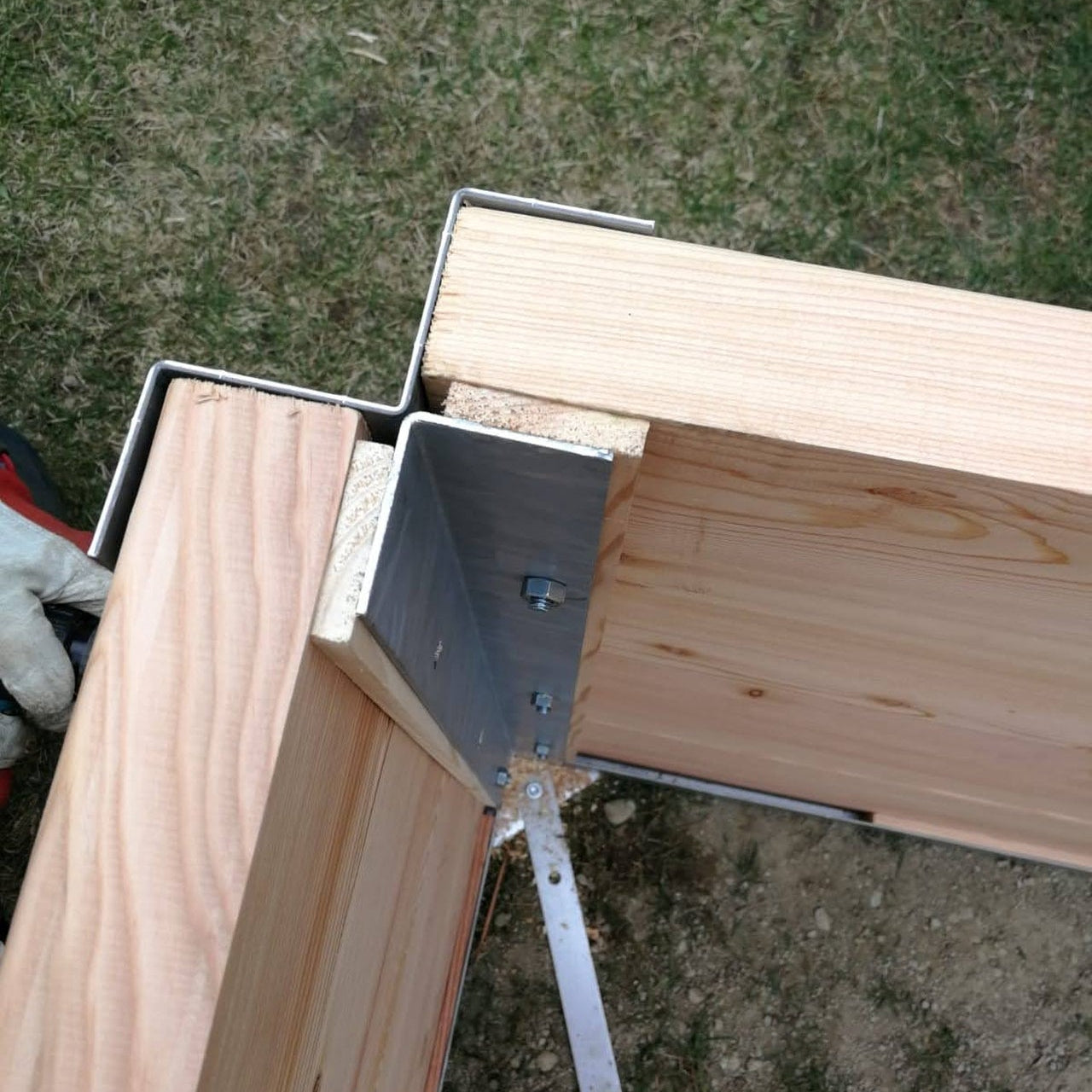 1x Stahlteileset für Hochbeet 3,0x1,4x0,75
