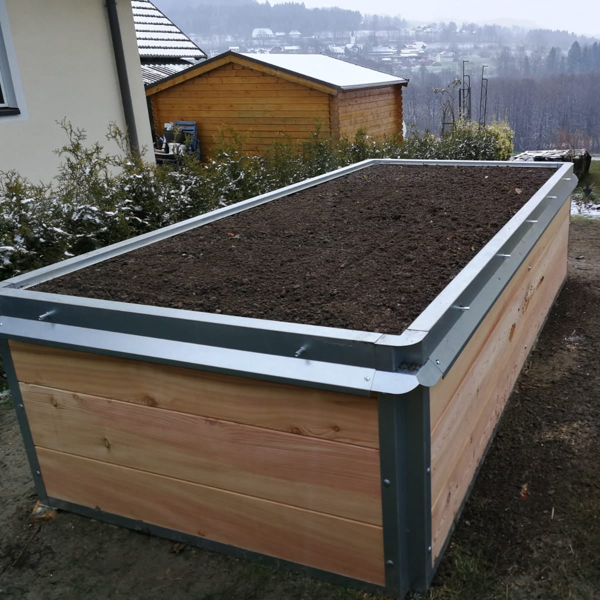 1x Stahlteileset für Hochbeet 3,0x1,4x0,75
